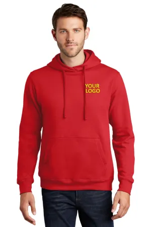 Port & Company Fan Favorite Fleece Custom Hoodies, Bright Red