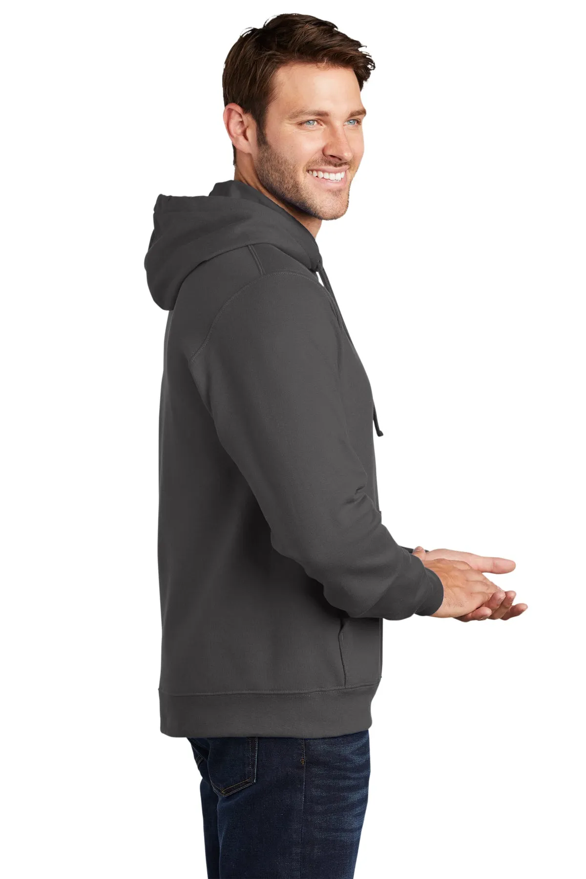 Port & Company Fan Favorite Fleece Custom Hoodies, Charcoal