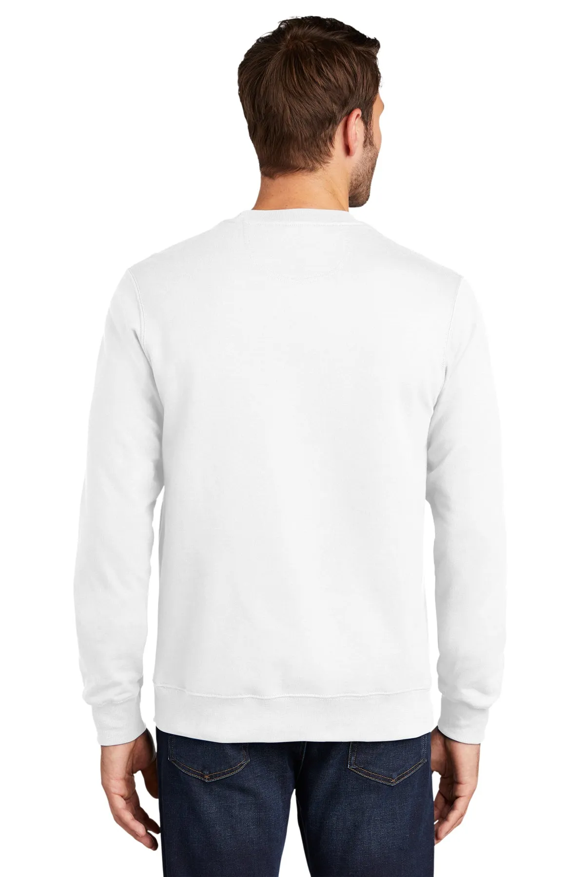 Port & Company Fan Favorite Fleece Custom Sweatshirts, White