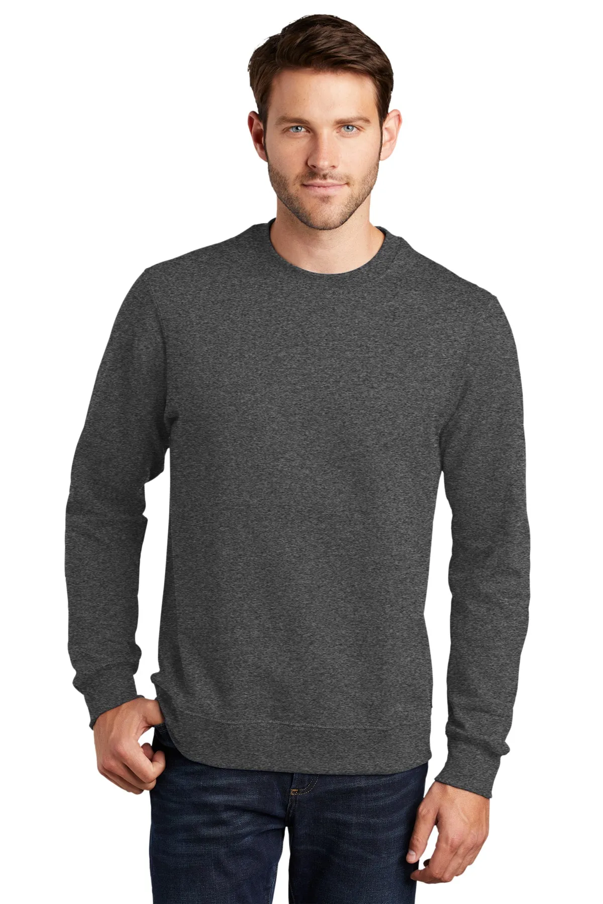 Port & Company Fan Favorite Fleece Customized Sweatshirts, Dark Heather Grey