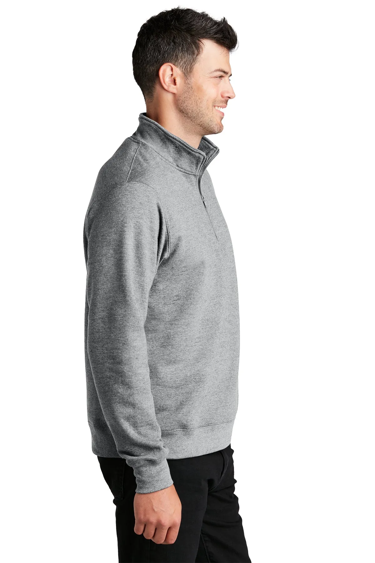 Port & Company Fan Favorite Fleece Quarter Zip, Athletic Heather [Ken Anderson Alliance]