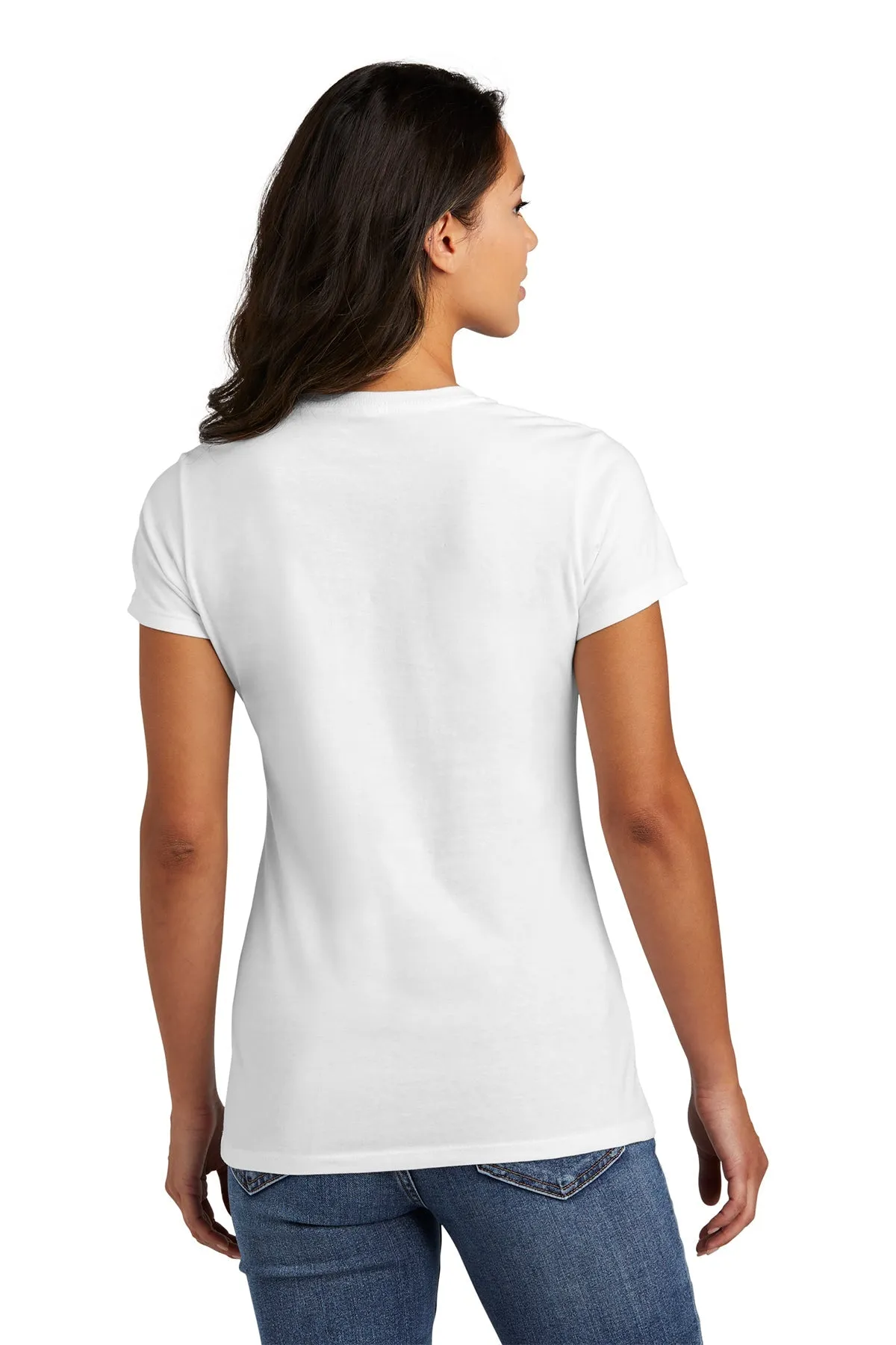 Port & Company Ladies Fan Custom Favorite Tee's, White