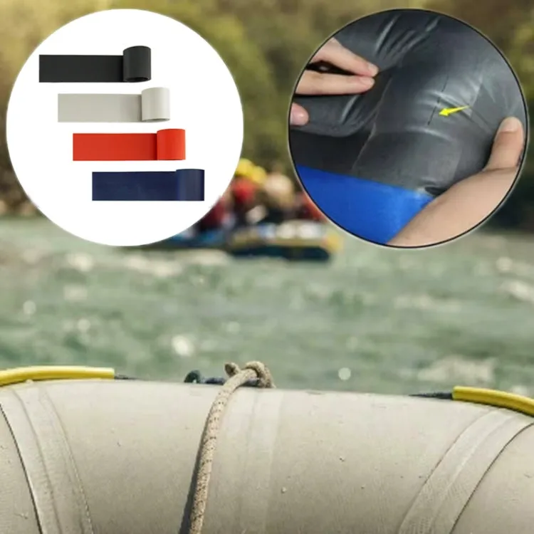 PVC Patch For Damaged Leaking Kayak Inflatable Boat(Gray Without Glue)