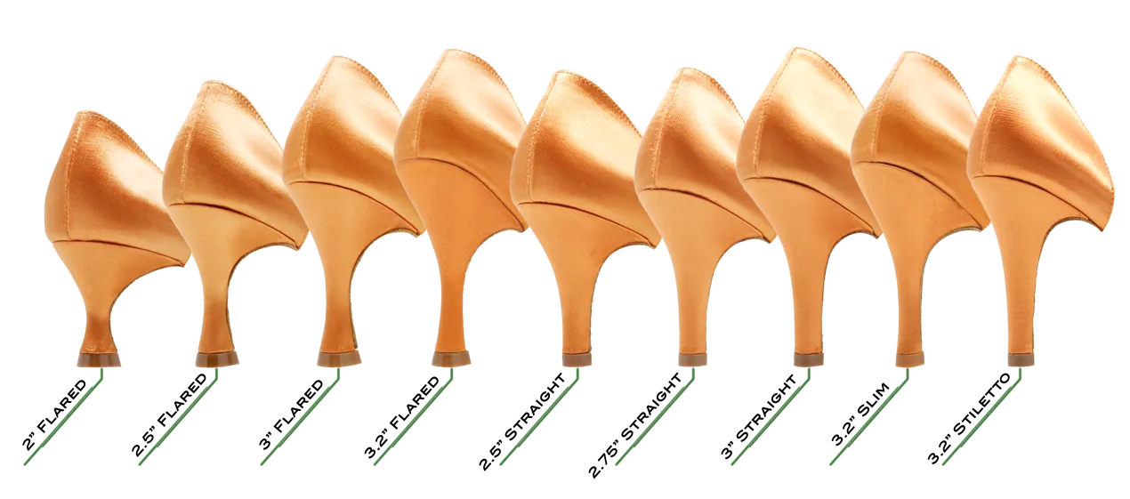 Ray Rose 836-X Hygea_SALE Xtra Dark Tan Satin Ladies Latin Dance Shoes with Extra Wide Fitting