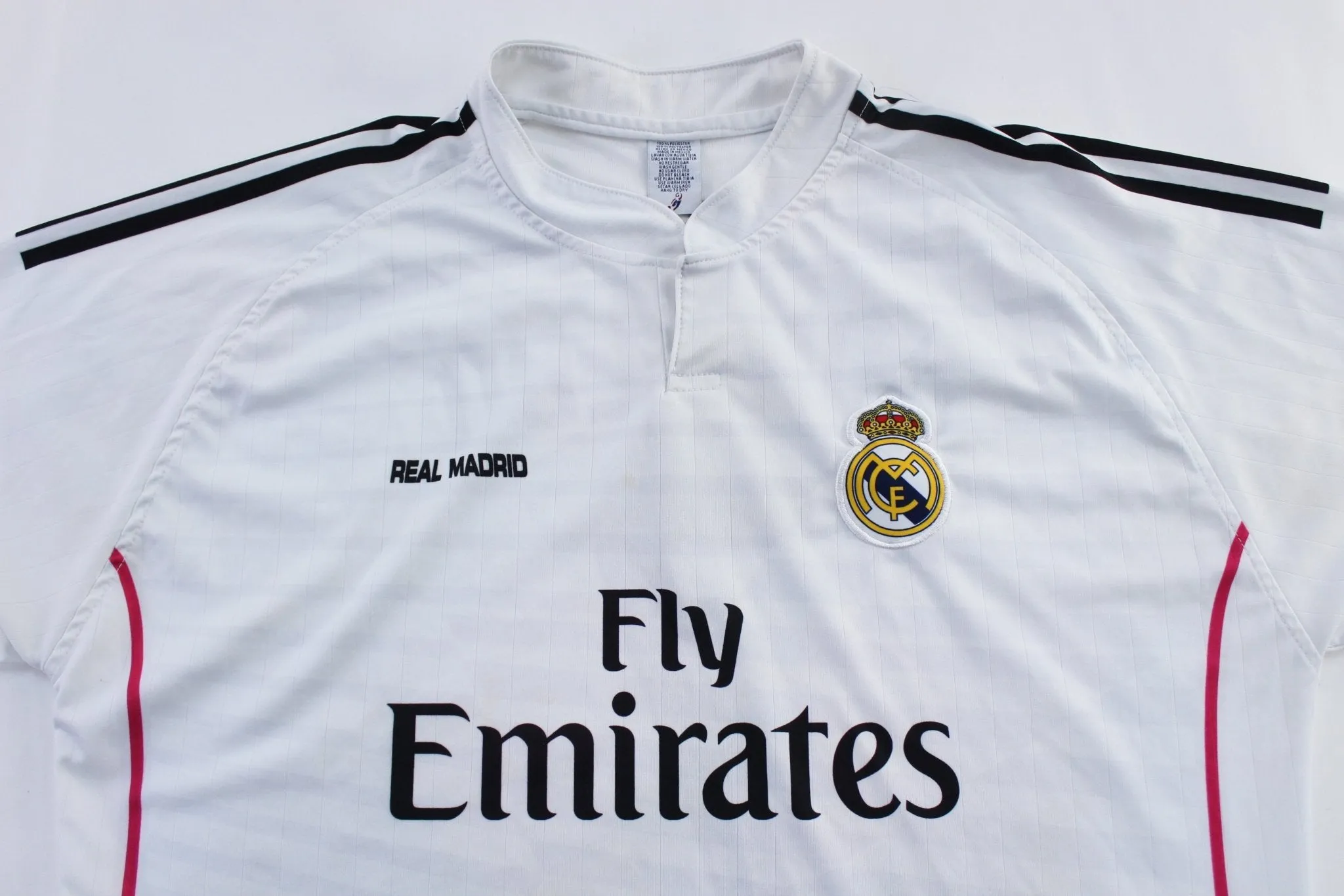 Real Madrid Cristiano Ronaldo White & Pink Soccer Jersey