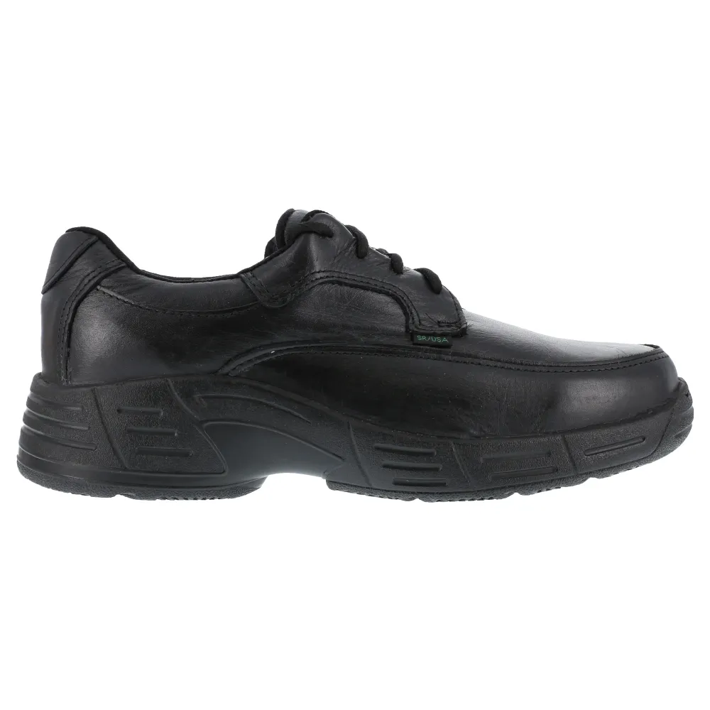 Reebok FP825 Women's Ulysses Black 4 Eyelet Moc Toe Oxford - Soft Toe