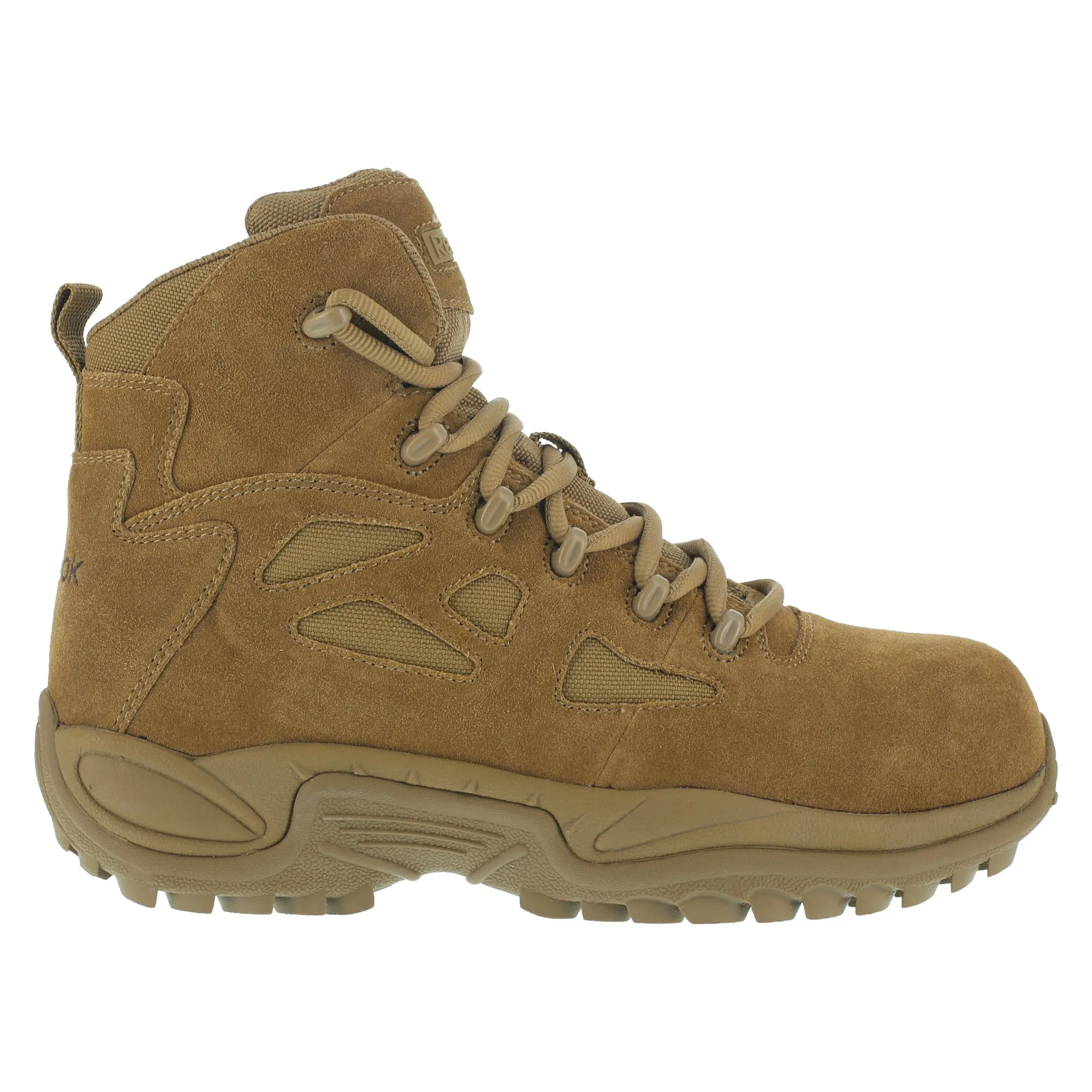 Reebok Mens Coyote Leather Military Boots RR Stealth 6in CT