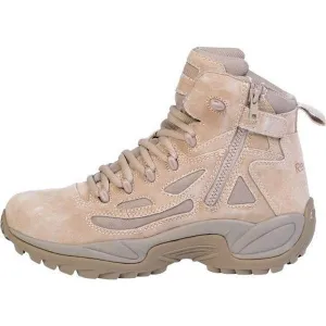 Reebok RB8694 Men's Rapid Response RB Stealth 6" Boot with Side Zipper - Desert Tan