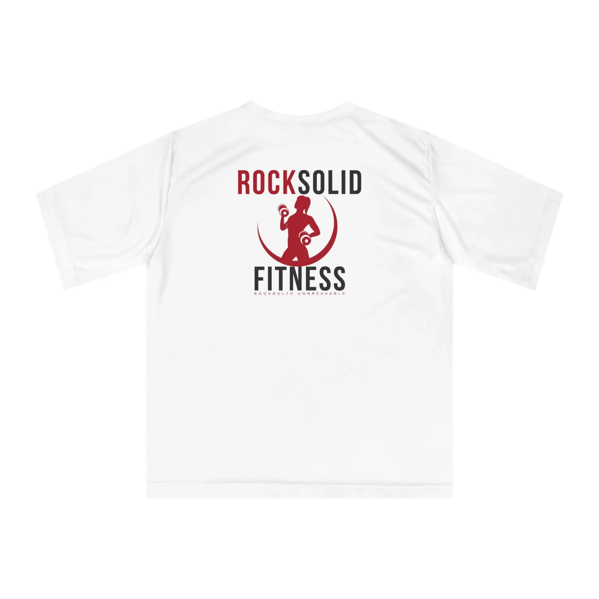 RockSolid Fitness Training Tee | Unisex Zone Performance T-shirt | Original Lady