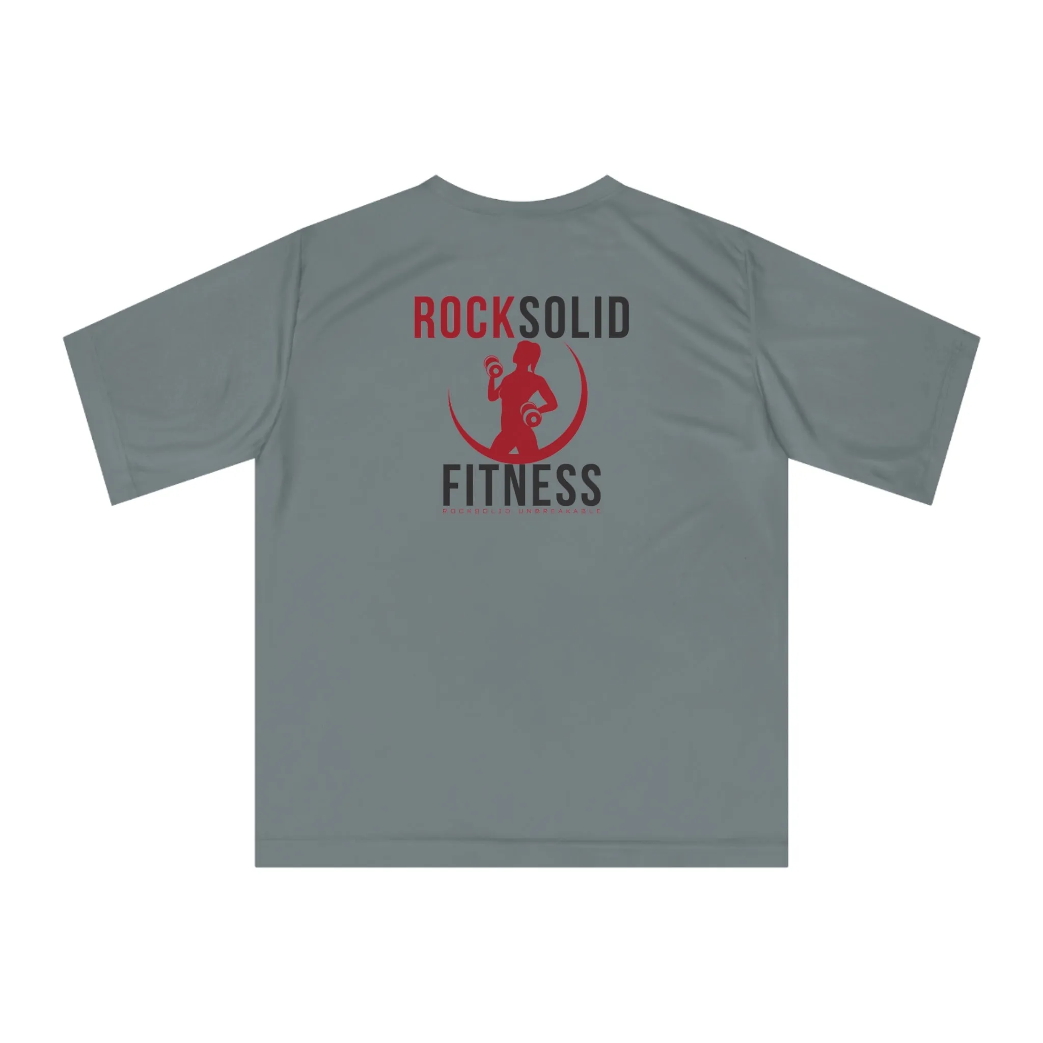 RockSolid Fitness Training Tee | Unisex Zone Performance T-shirt | Original Lady