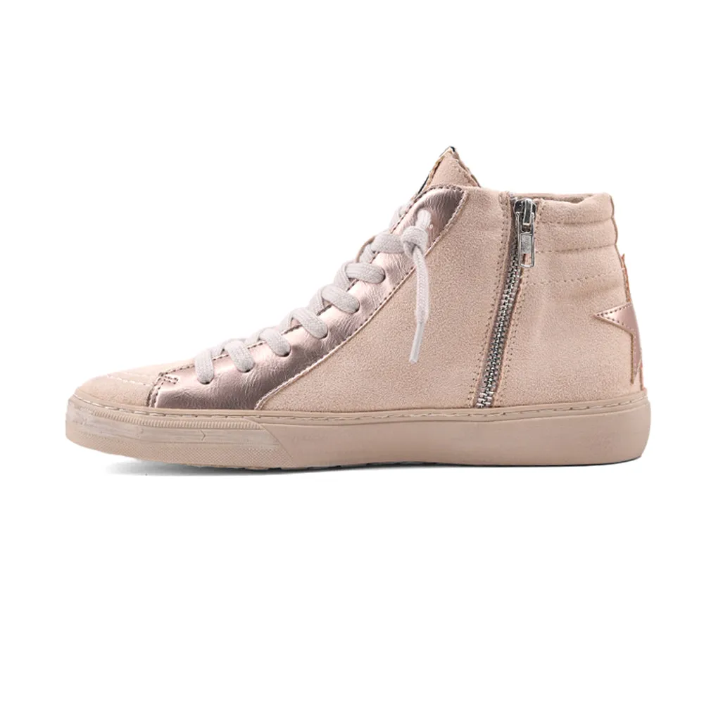 Rooney Metallic High Top Sneakers