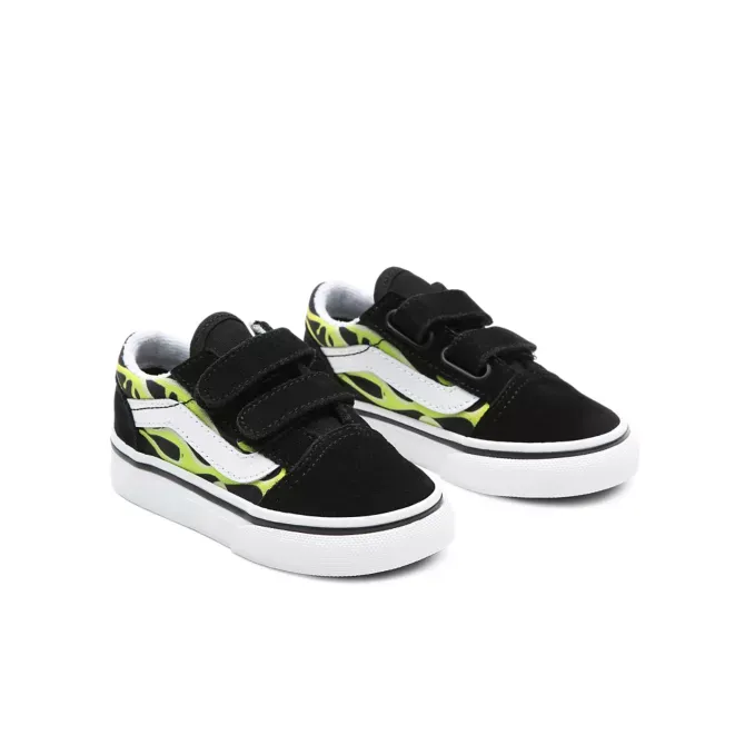 SCARPE TODDLER SLIME FLAME OLD SKOOL V