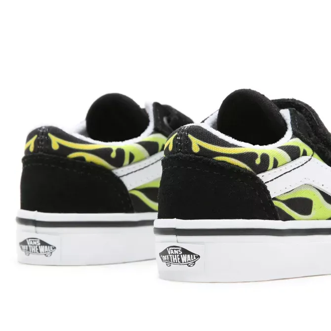 SCARPE TODDLER SLIME FLAME OLD SKOOL V