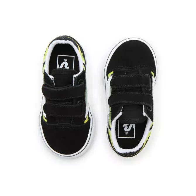 SCARPE TODDLER SLIME FLAME OLD SKOOL V