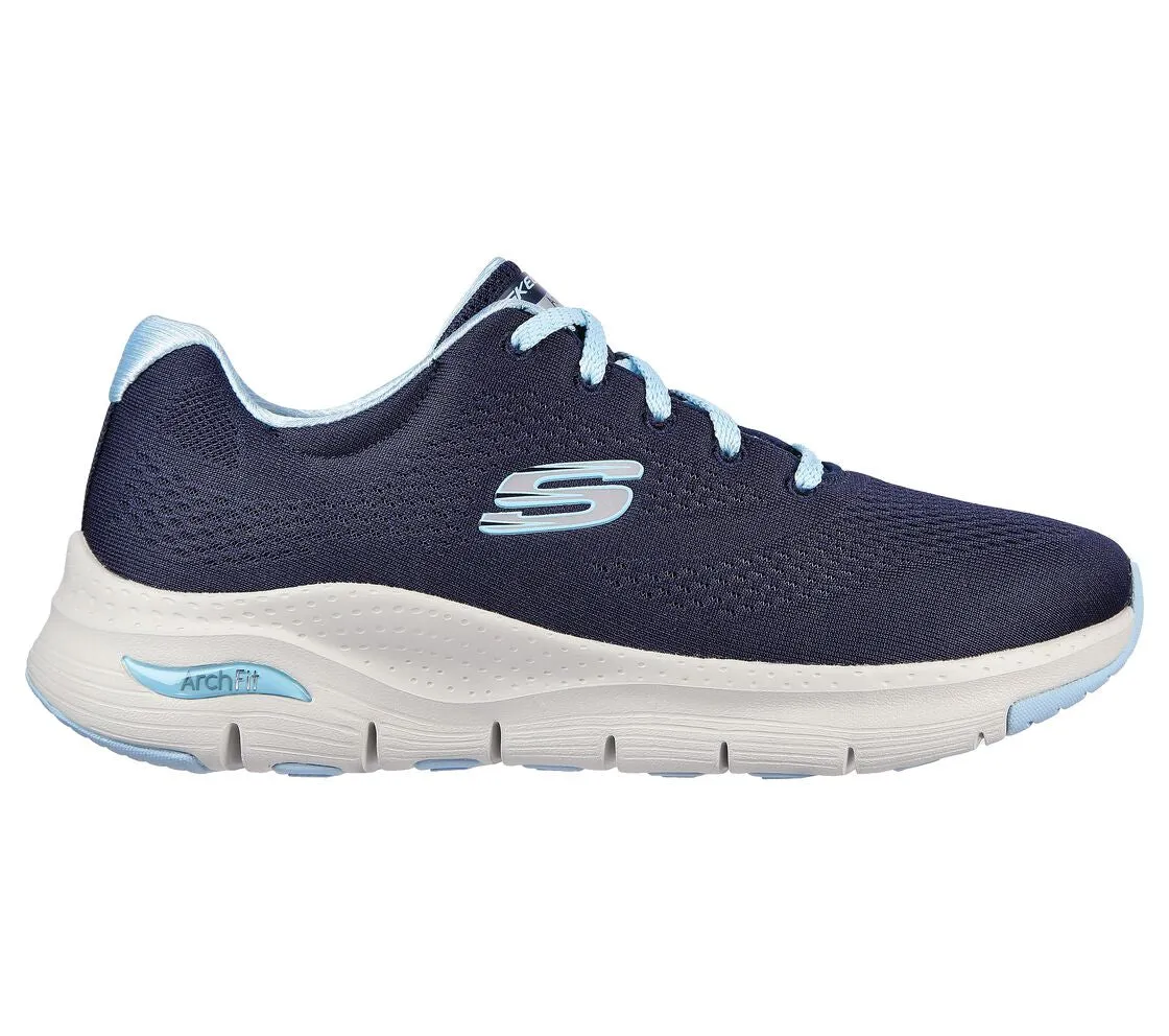 Skechers 149057/NVLB Big Appeal Navy/Light Blue Arch Fit Trainers