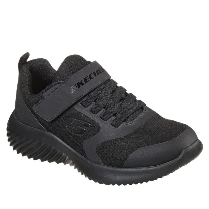 Skechers Kids Bounder Gorven Trainer Black School Shoe