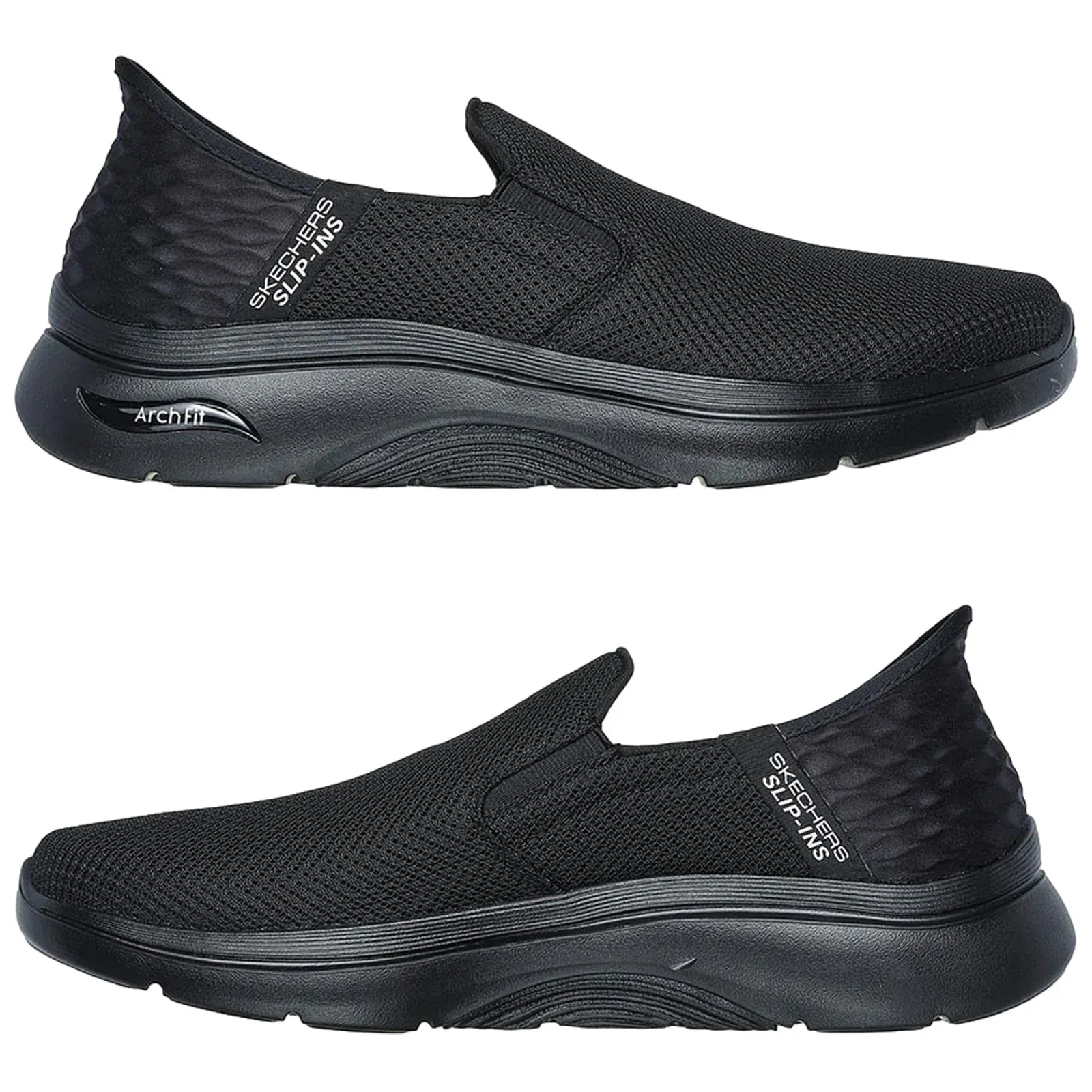 Skechers Mens GO WALK Arch Fit 2.0 Hands Free 2 Slip-Ins Trainers