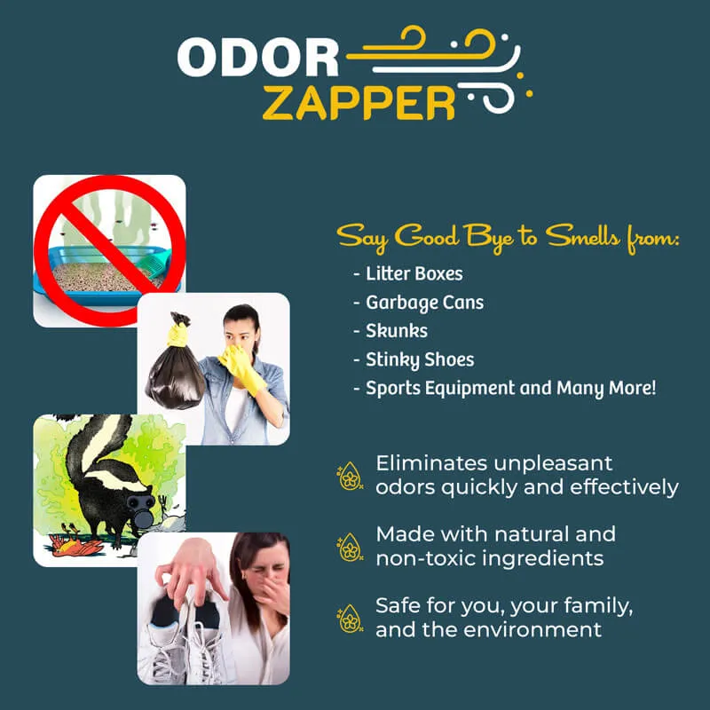 Soos Odor Zapper - All Natural Multi-Purpose Odor Eliminator