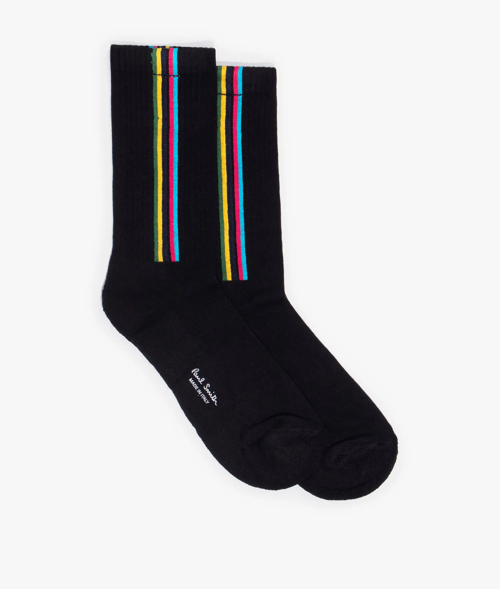 Sports Stripe Ribbed Tram Socks