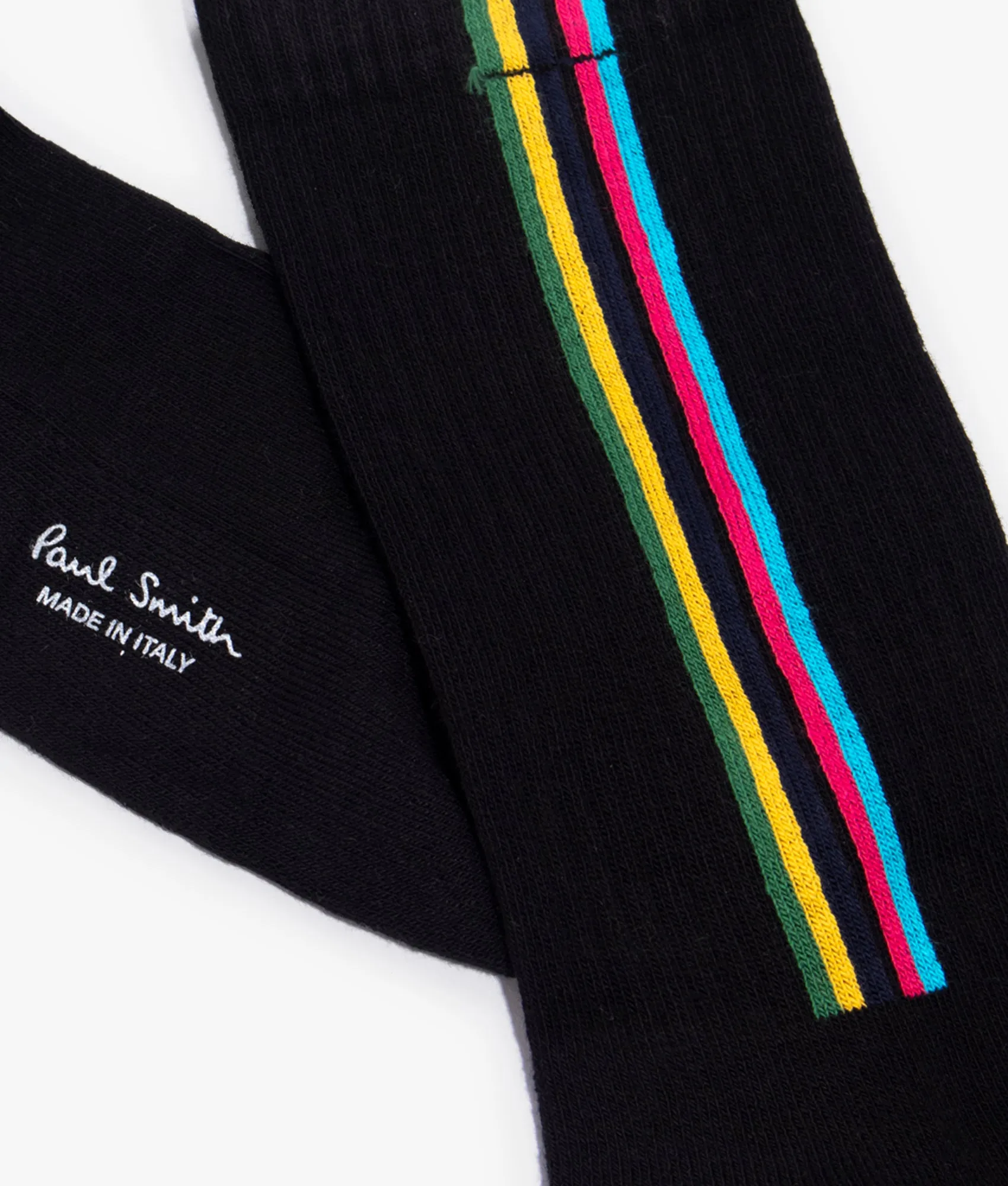 Sports Stripe Ribbed Tram Socks