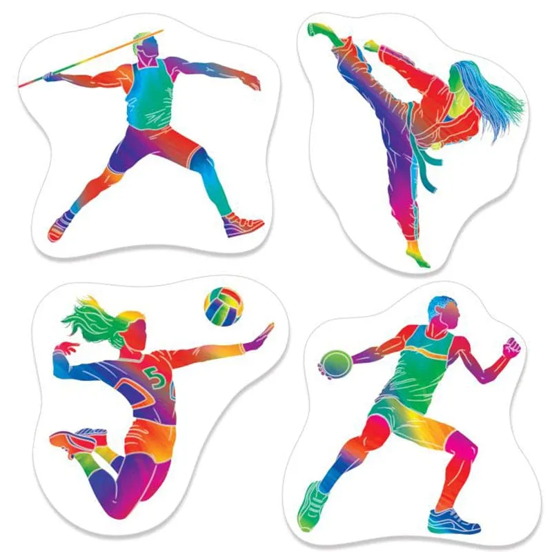 Summer Sports Cutouts 4ct