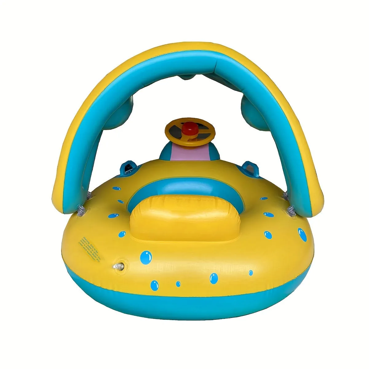 Sun Shade Childrens Swimming Ring Inflatable Pool Float Toy