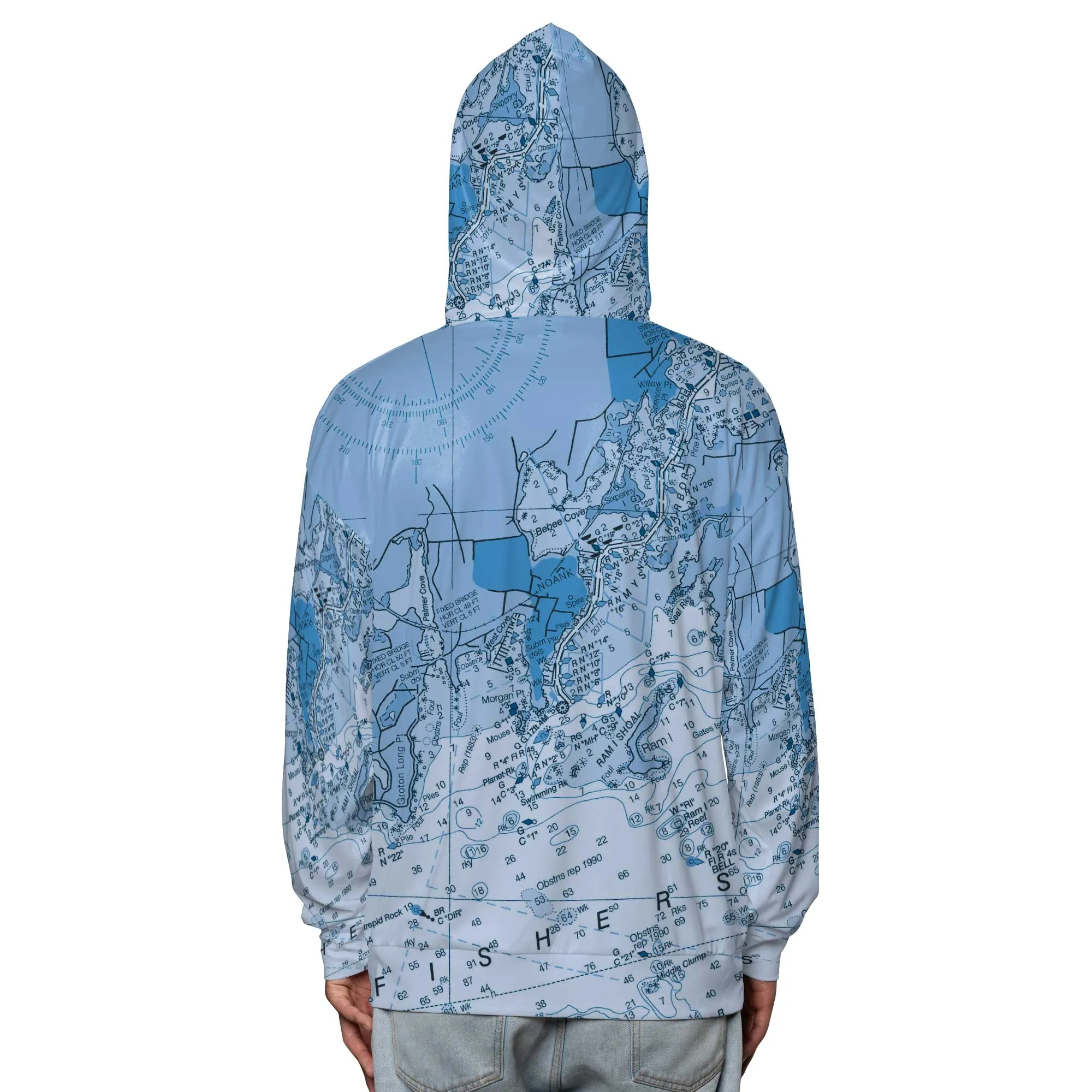 The Noank Blues Hooded Performance Sports Shirt