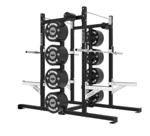 Titan G2 8' Double Half Rack Single Storage Post