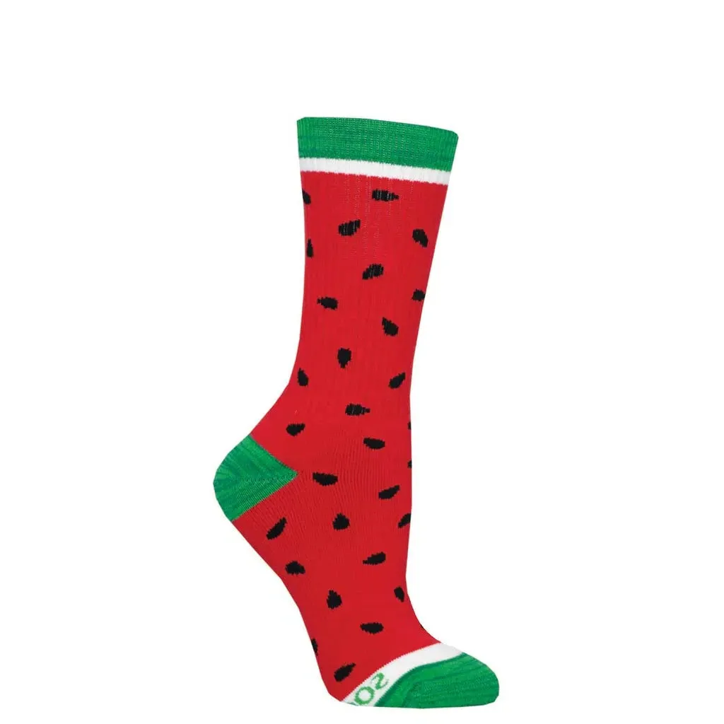 Unisex Watermelon Athletic Socks