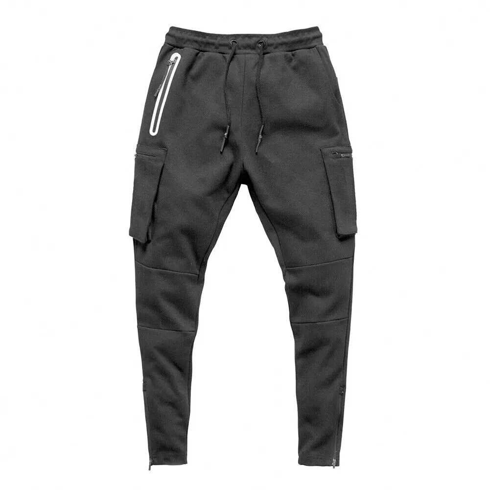 US Man's Training Bodybuilding Sports Fitness Sweatpants Jogger Gym Pant Fashion