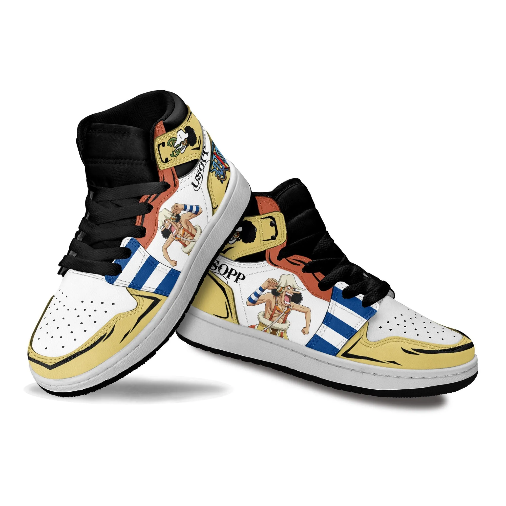 Usopp Kids Sneakers Custom Anime OP Shoes For Kids