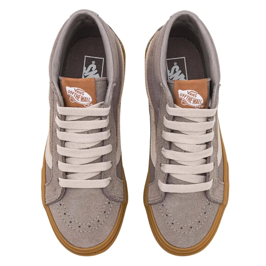 Vans Kids Sk8-Mid Reissue Skate Shoes - Gum Grey