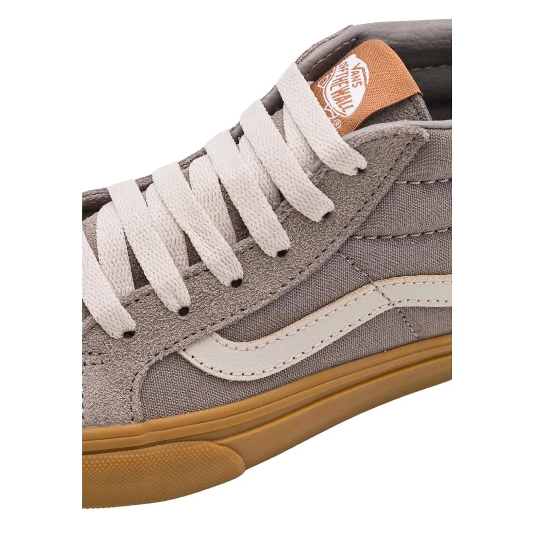 Vans Kids Sk8-Mid Reissue Skate Shoes - Gum Grey