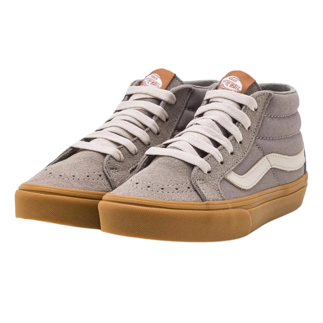 Vans Kids Sk8-Mid Reissue Skate Shoes - Gum Grey