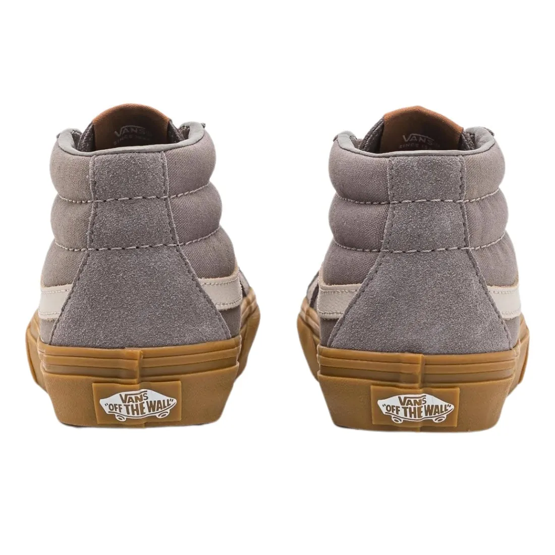 Vans Kids Sk8-Mid Reissue Skate Shoes - Gum Grey