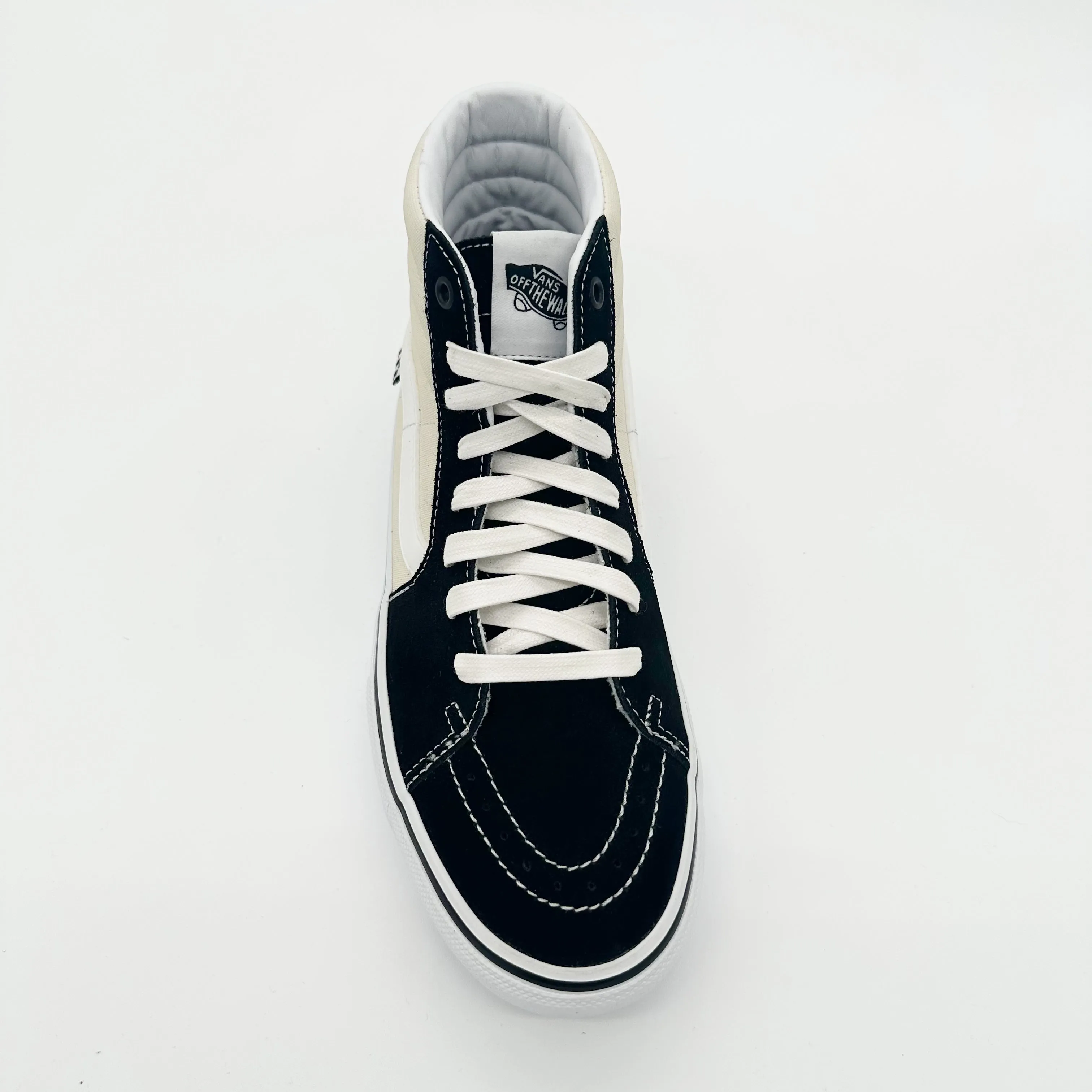 Vans Skate Sk8-Hi Shoes-Black/Antique White