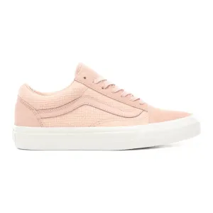 Vans Unisex Old Skool Woven Check Spanish Villa Shoes - Salmon / White