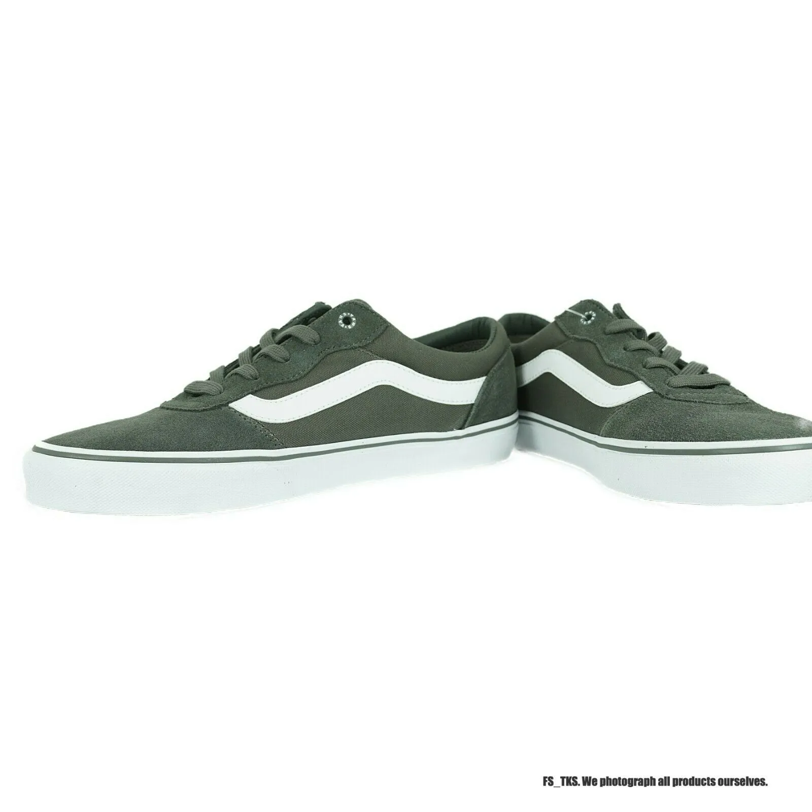 VN000ZUVFM5 VANS Milton Suede/Canvas (Charcoal) Men Sneakers Size 8.5