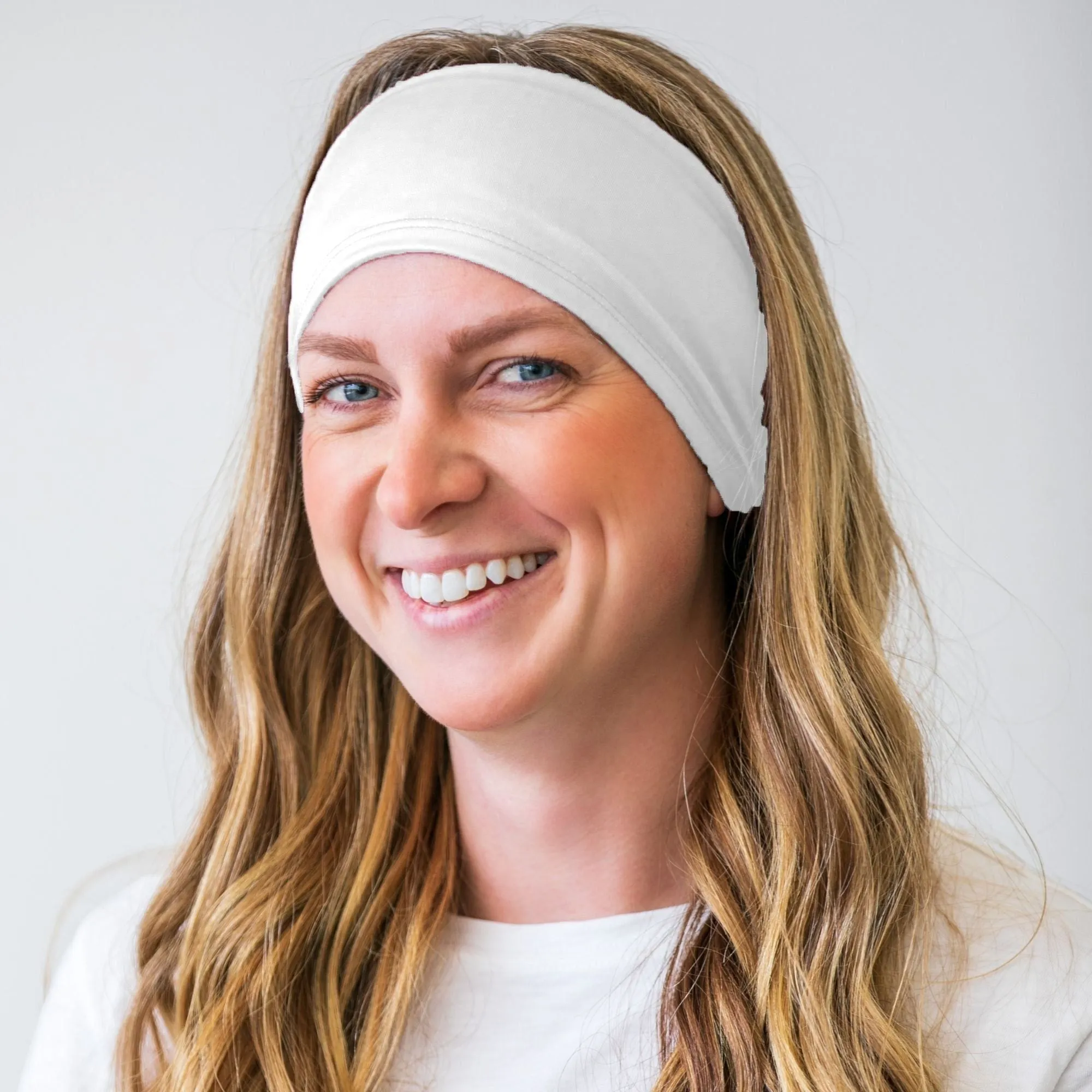 White Performance Headband