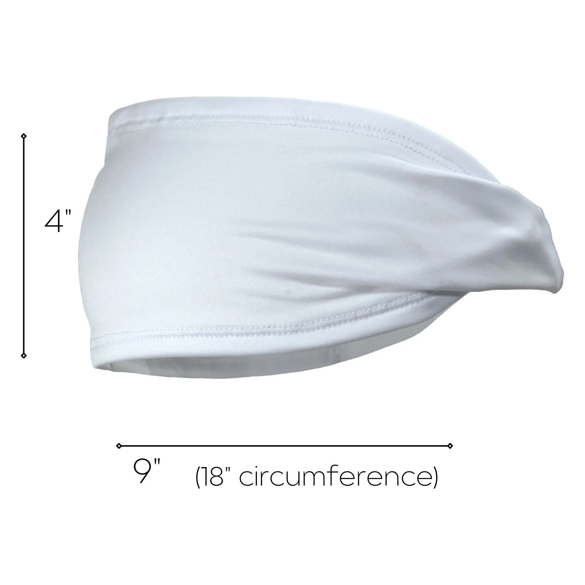 White Performance Headband