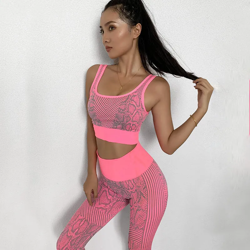 Wholesale Snake Peach Seamless Set