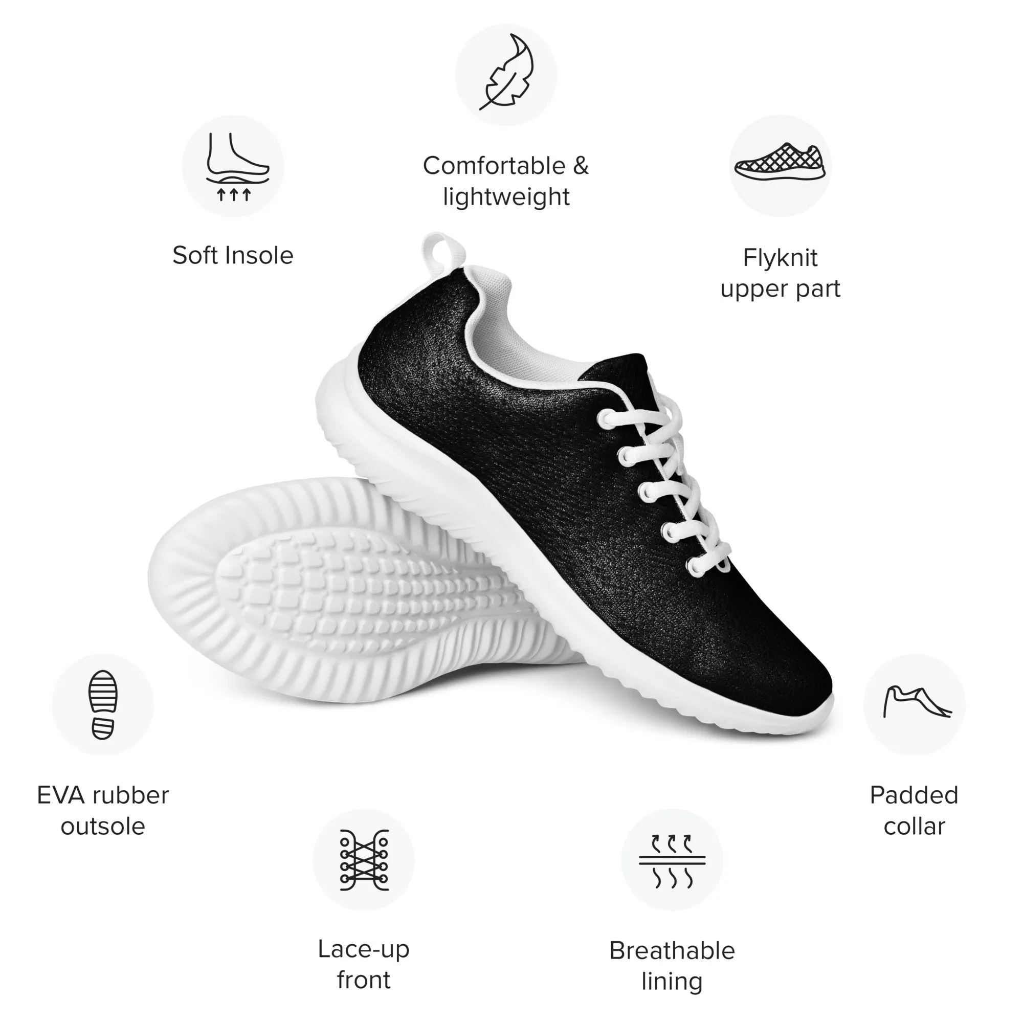 Womenâ€™s athletic shoes Black color