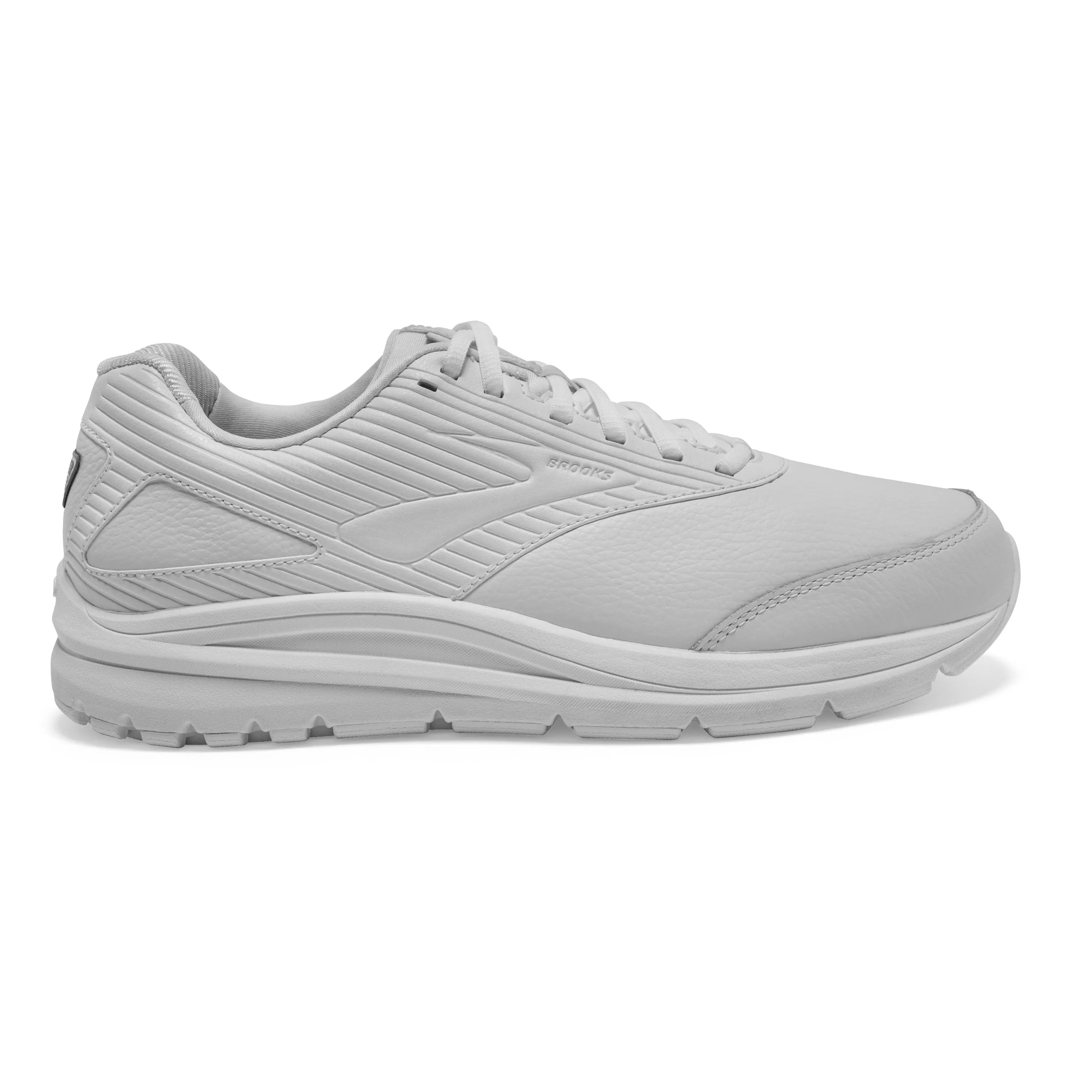 Women's Brooks Addiction Walker 2 Color: White/White (WIDE WIDTH)