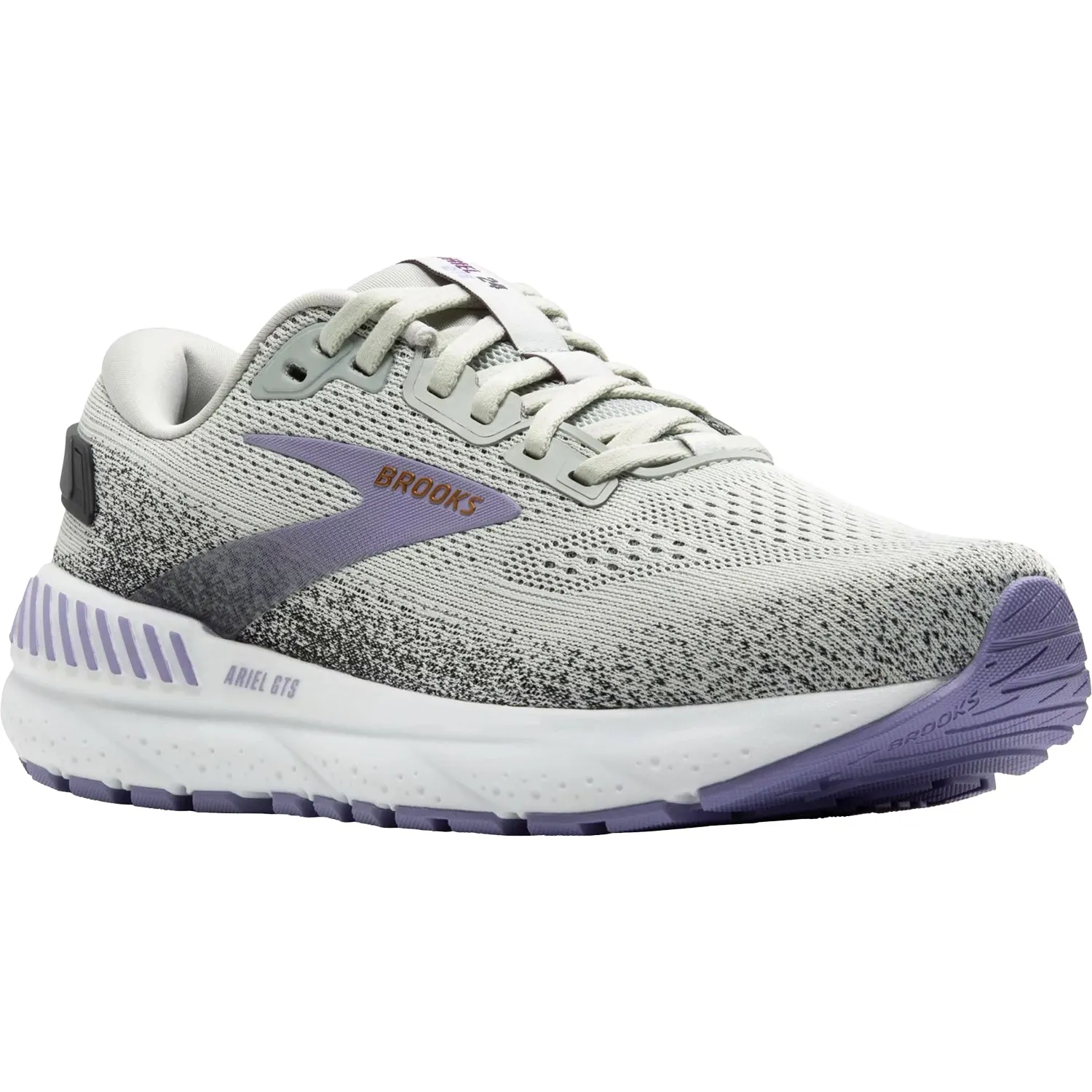 Women's Brooks Ariel GTS 24 Mercury/Ebony/Sweet Lavender Mesh