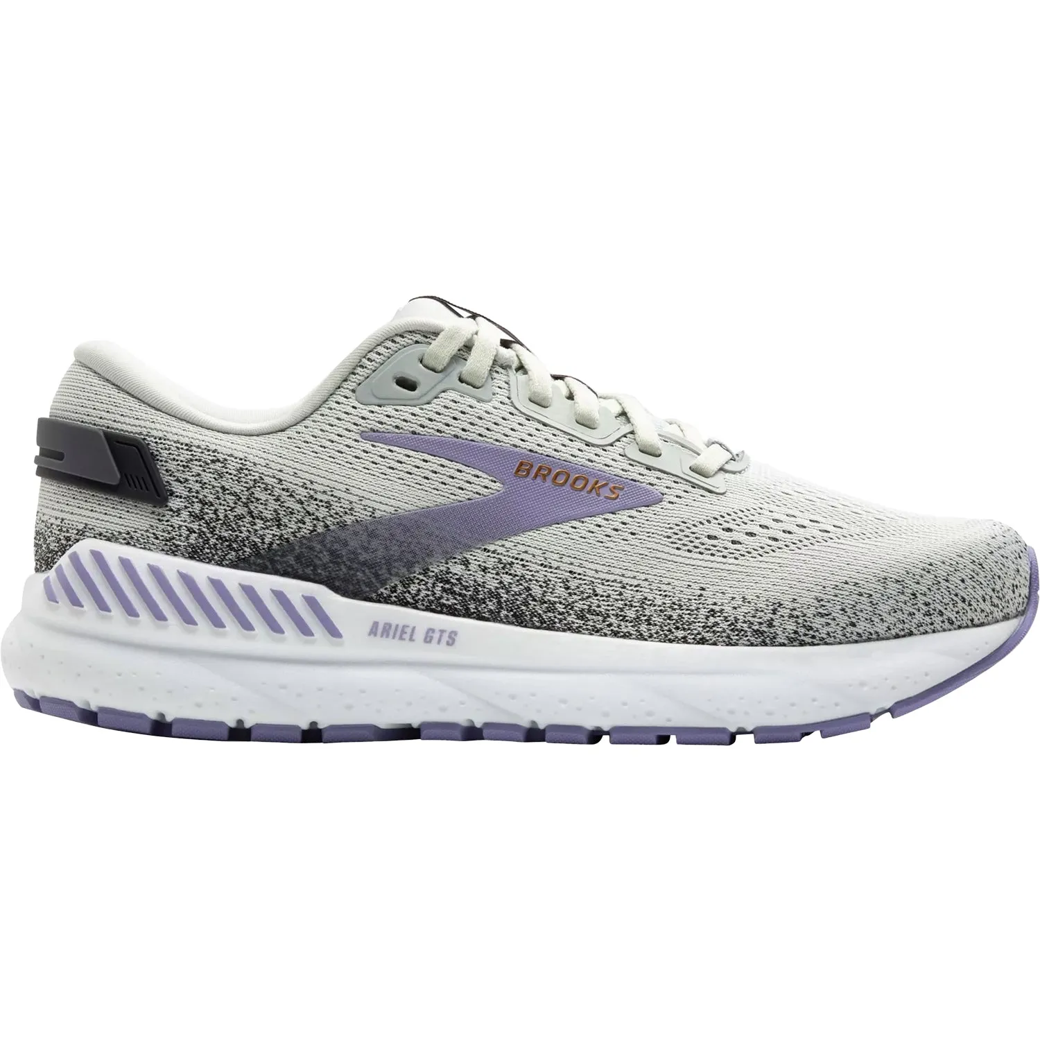 Women's Brooks Ariel GTS 24 Mercury/Ebony/Sweet Lavender Mesh