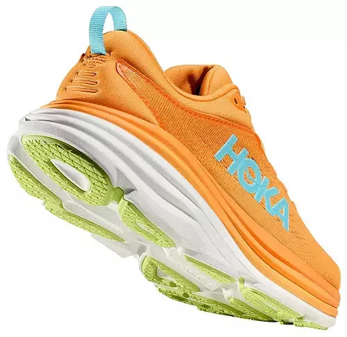 WOMEN'S HOKA BONDI 8 | SOLAR FLARE / LETTUCE