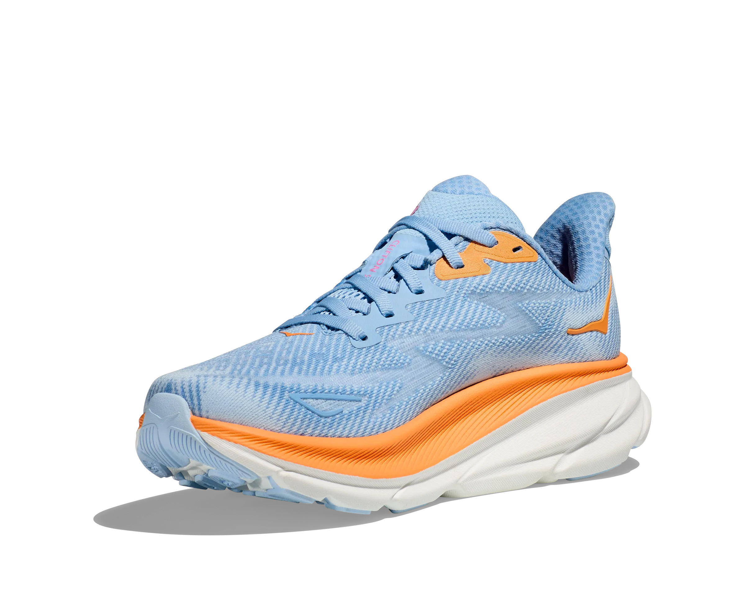 Women's Hoka Clifton 9 Color: Airy Blue/Ice Water