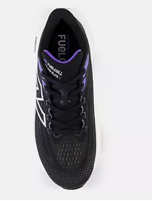 Women's New Balance FuelCell Walker Elite WWKELB1 Color: Black with electric indigo and grey violet