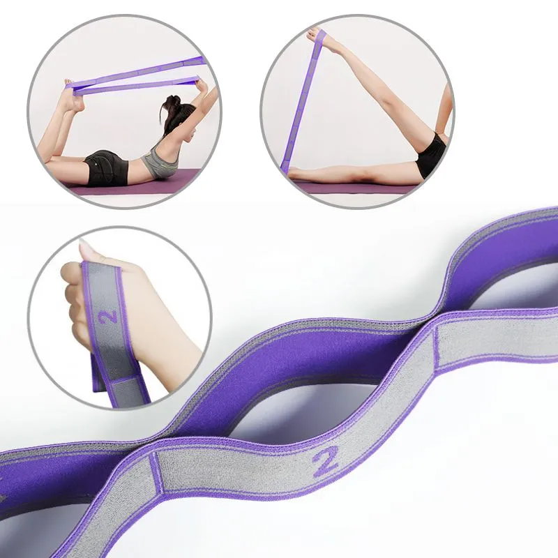 Yoga Fitness Exercise Resistance Bands - Increase Flexibility