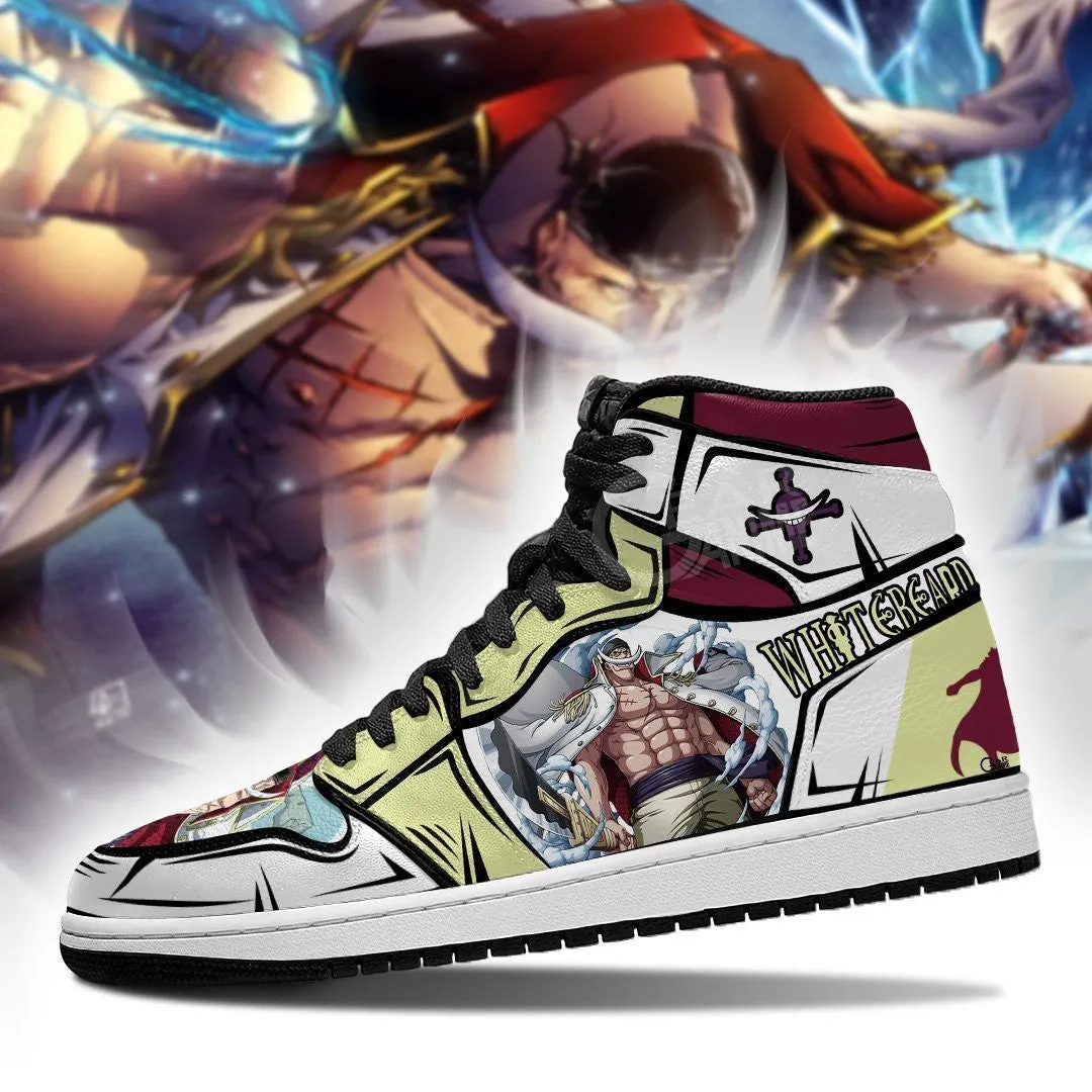 Yonko Whitebeard Sneakers Custom Anime OP Shoes